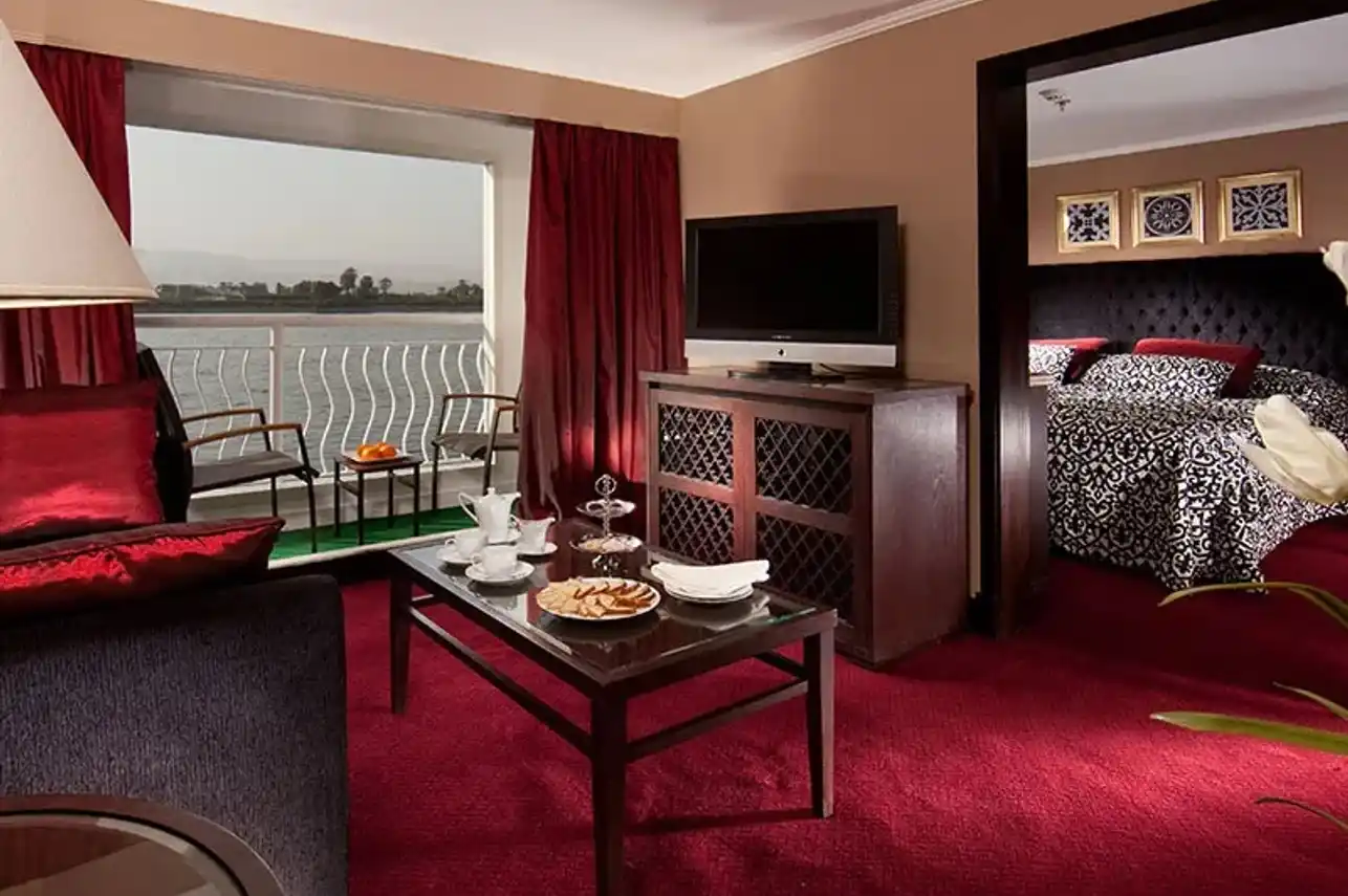 Cabin aboard the Steigenberger Minerva Nile Cruise Nile cruise